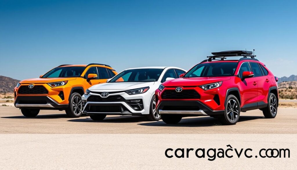 Toyota model lineup with customization features Toyota model lineup with customization features