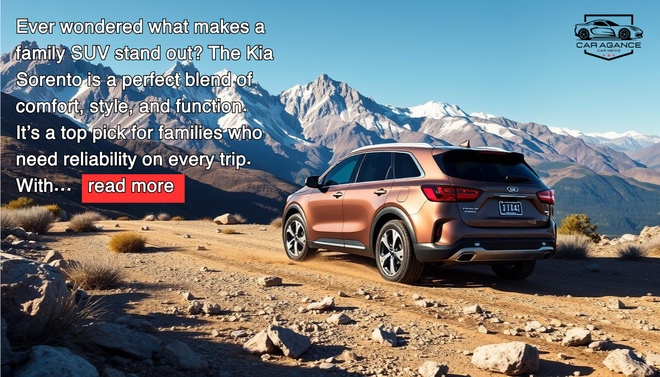 Kia Sorento: The Perfect Family SUV for Every Adventure